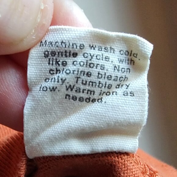 J. Crew Orange Lake George Long Sleeve Jersey Size Large - Picture 10 of 15